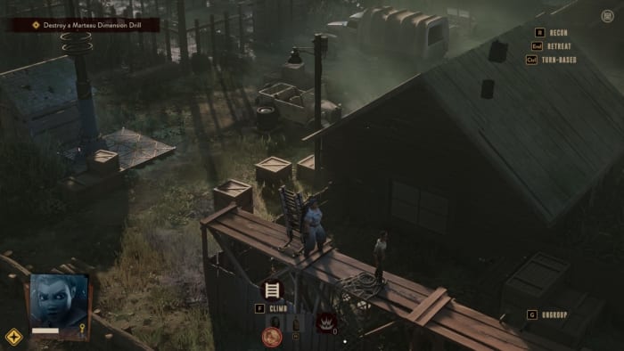 The Lamplighters League screenshot of a visual bug.